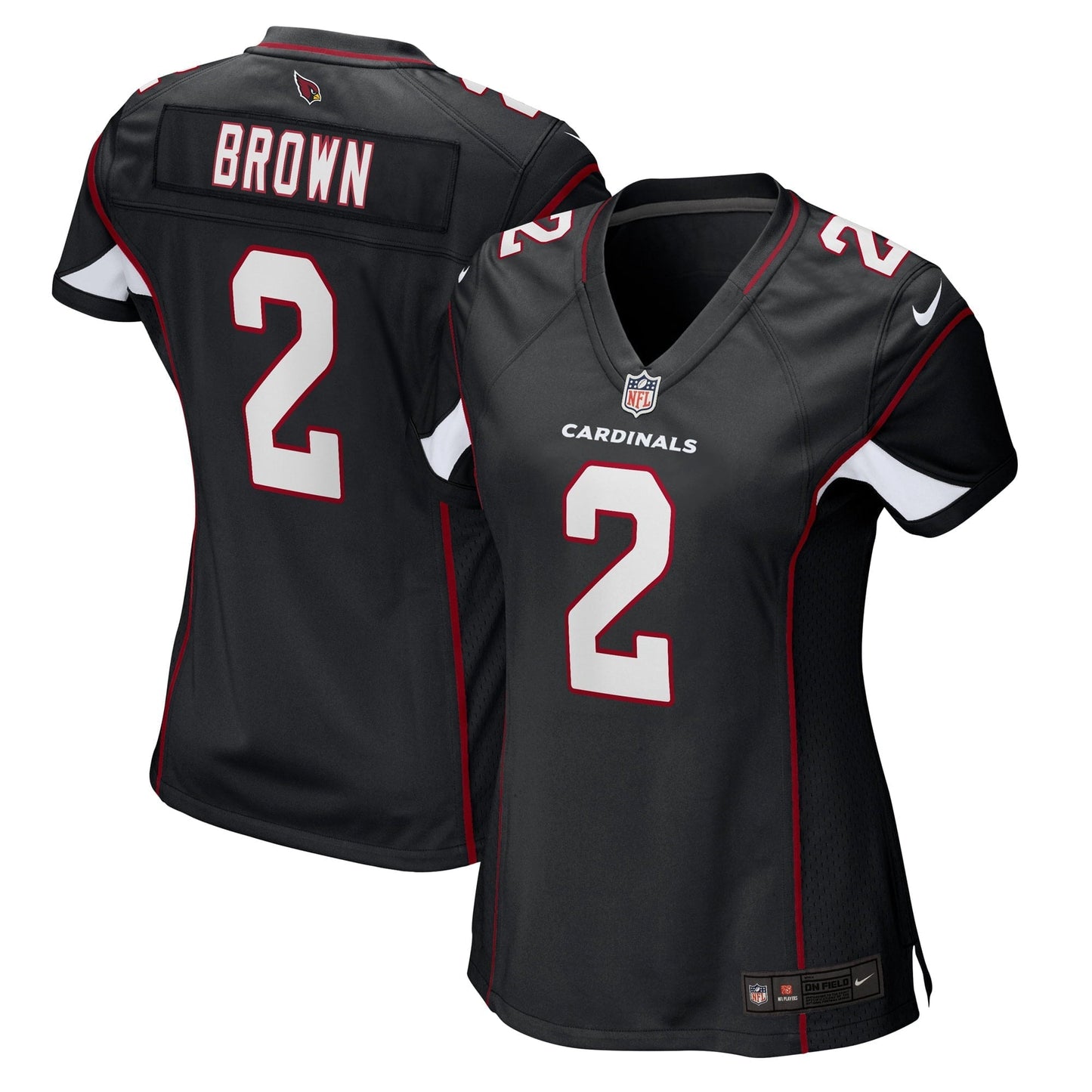 Women's Nike Marquise Brown Black Arizona Cardinals Alternate Game Player Jersey