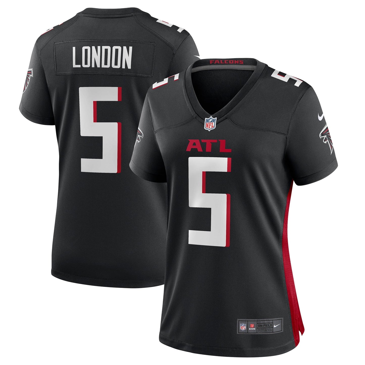 Women's Nike Drake London Black Atlanta Falcons Player Game Jersey