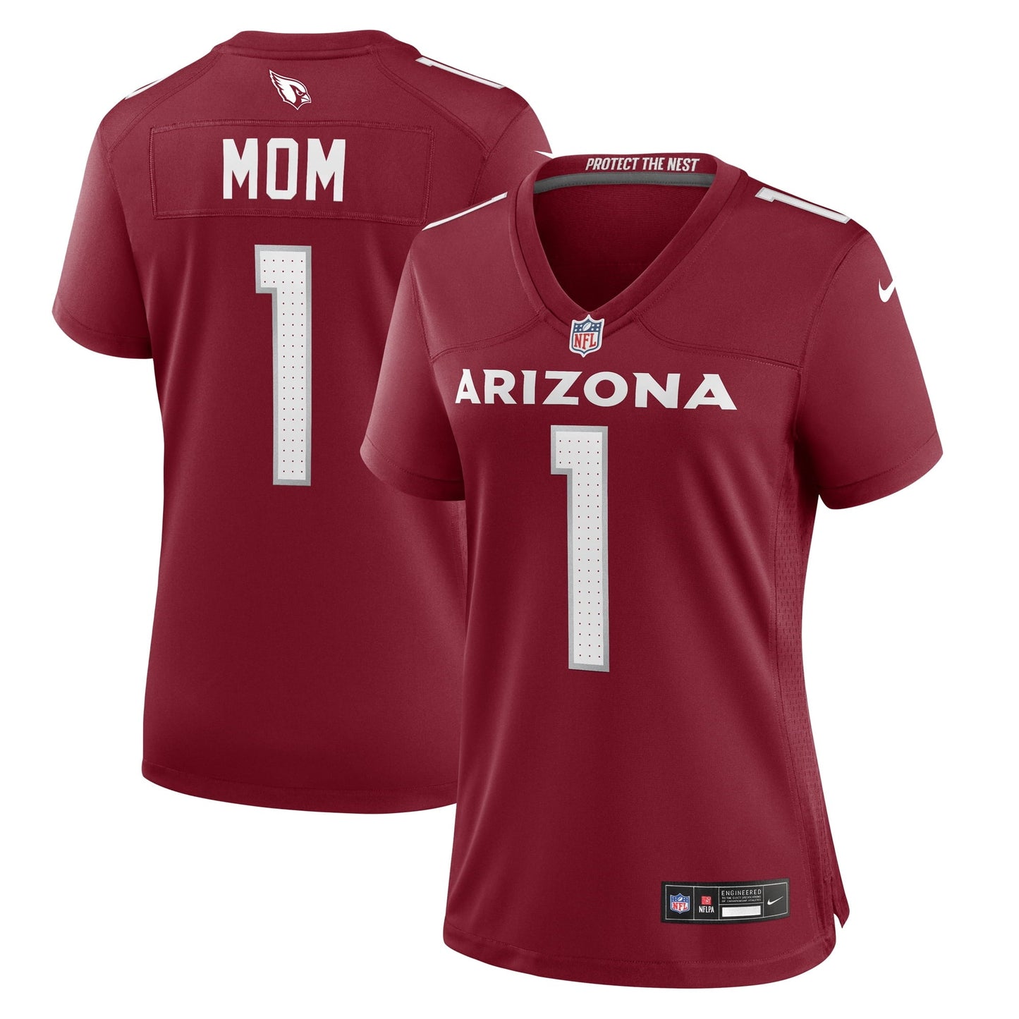Women's Nike Number 1 Mom Cardinal Arizona Cardinals Game Jersey